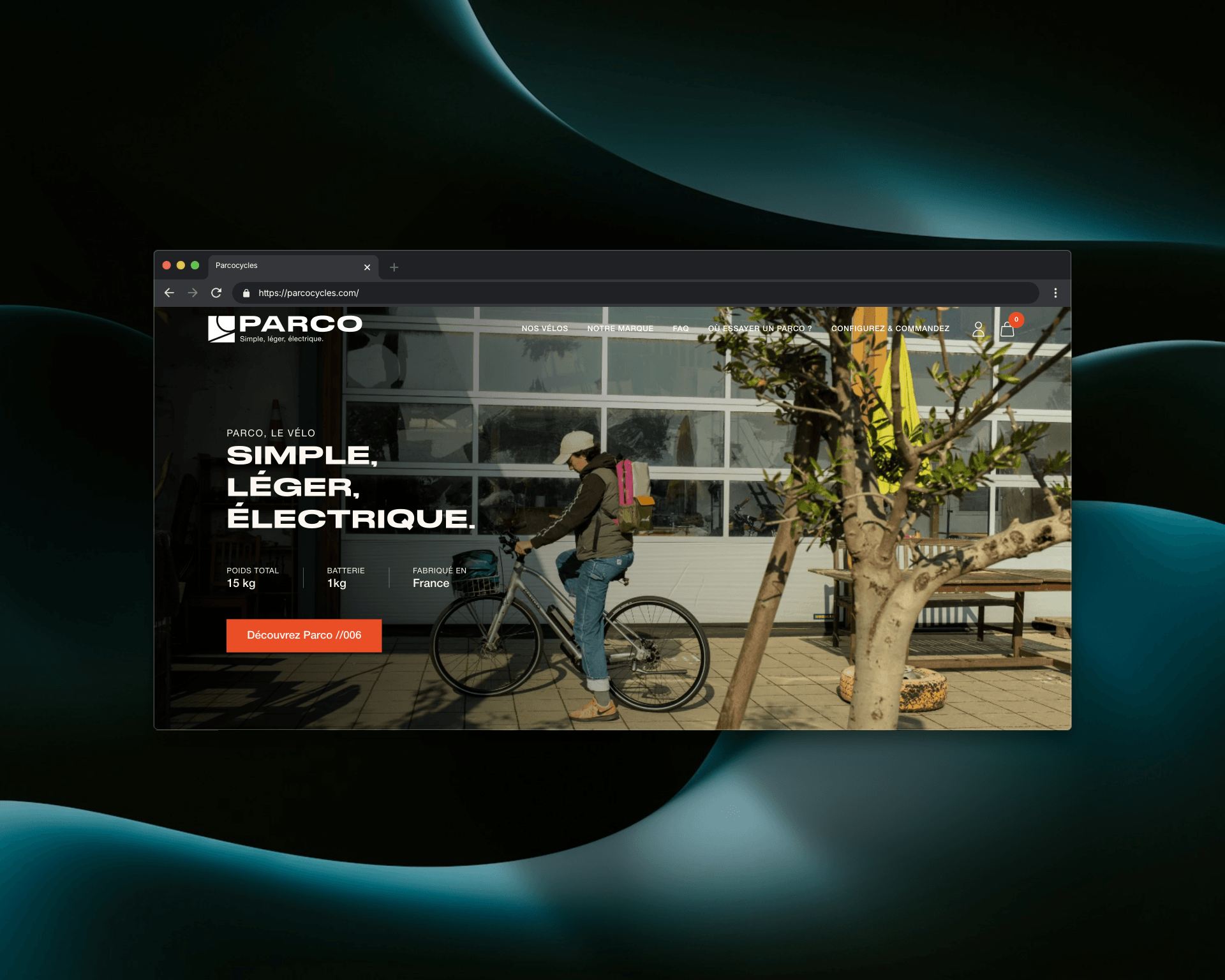 Parco Cycles — Site vitrine