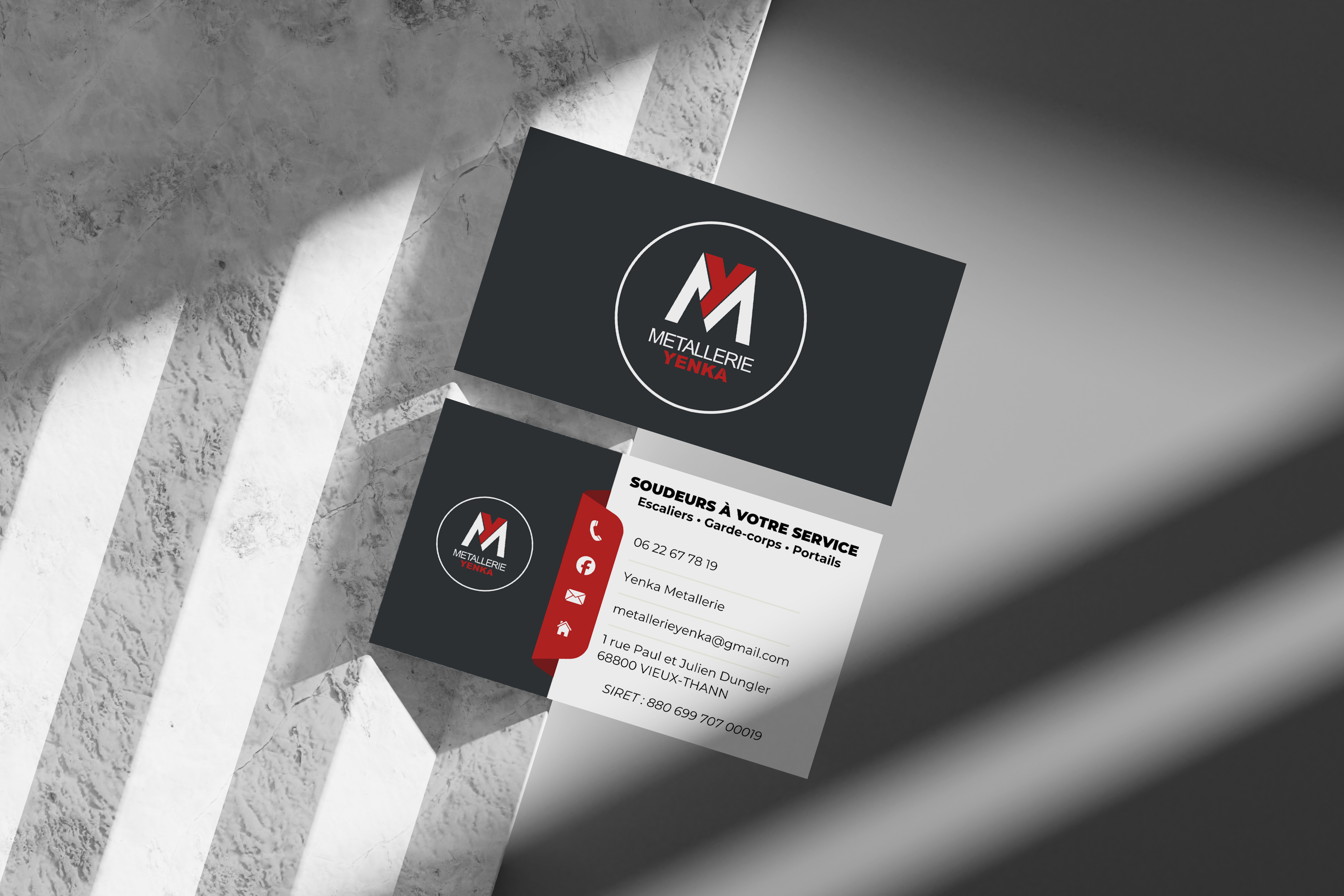 Yenka Métallerie — Identité visuelle